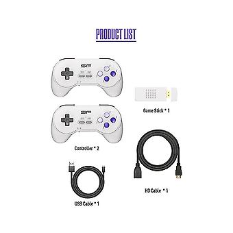 Y2 Dual Handheld Tv Video Console Build In 3000 Games Portable Retro Game Stick For Sfc Retro Dendy