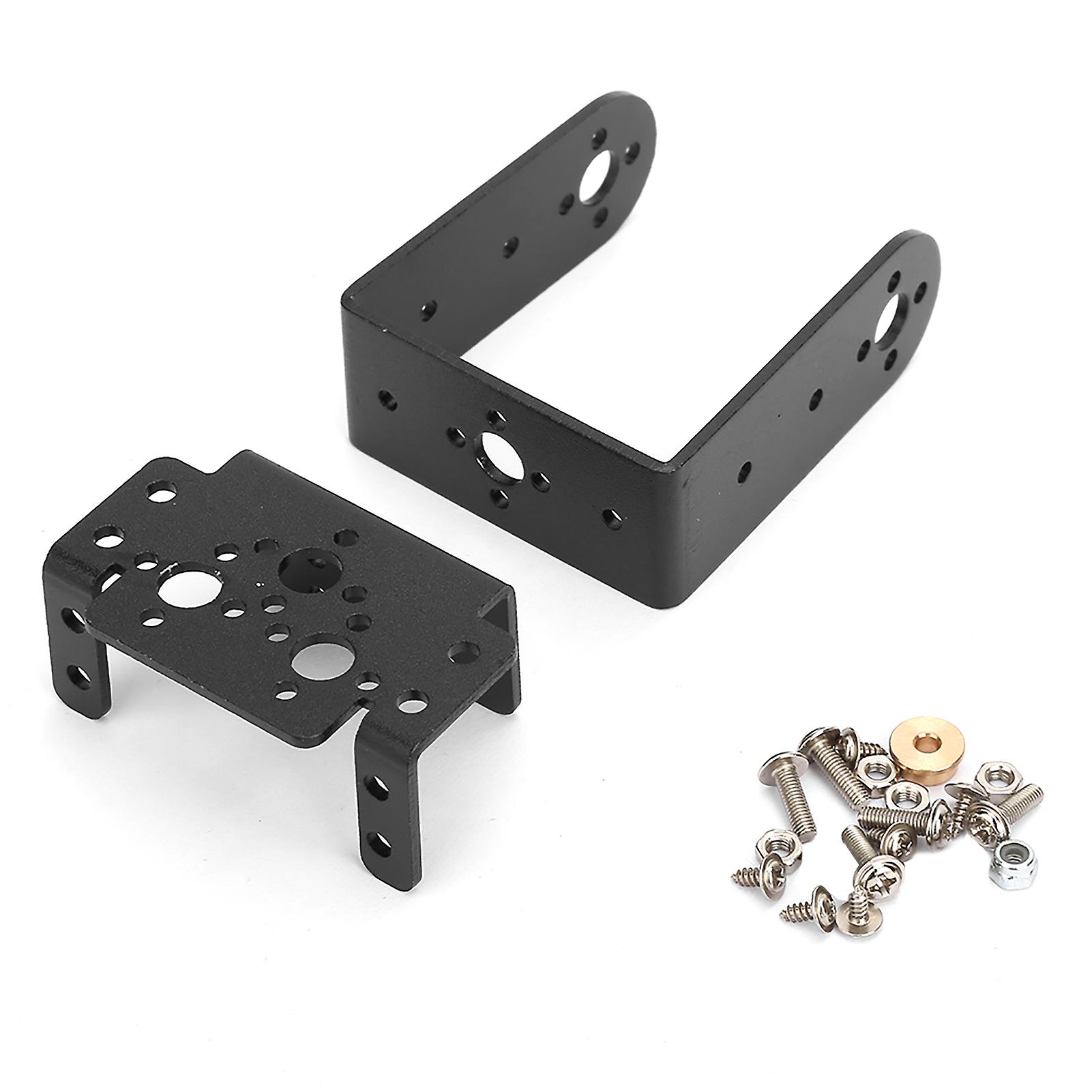 Multifunction Servo Motor Bracket Steering Head Mount Kit for Robot Accessories Durable Aluminum Alloy Compatible with Standard Servos