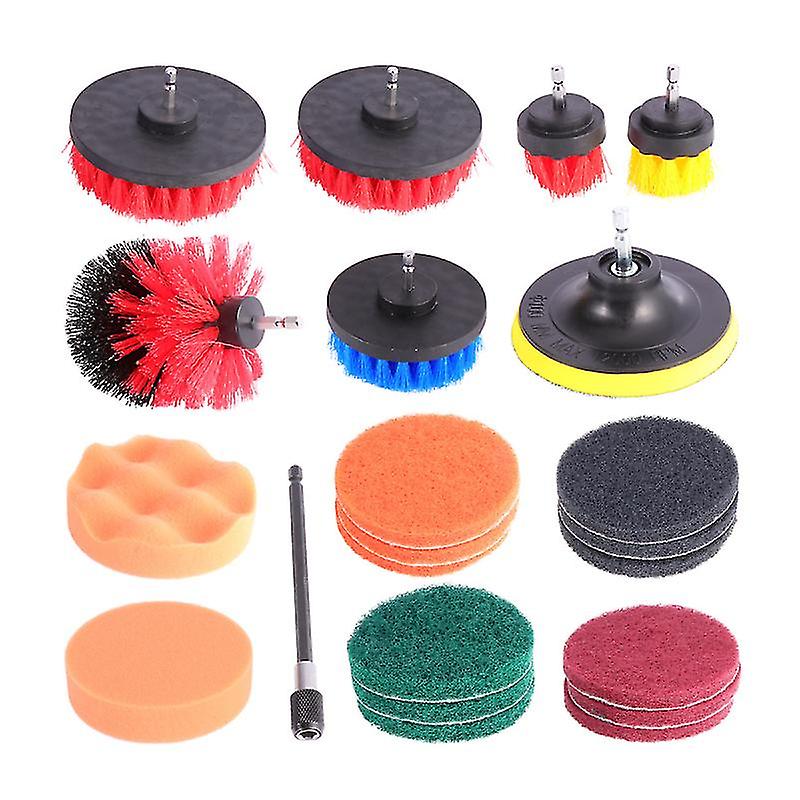 22pcs Drill Brush Set