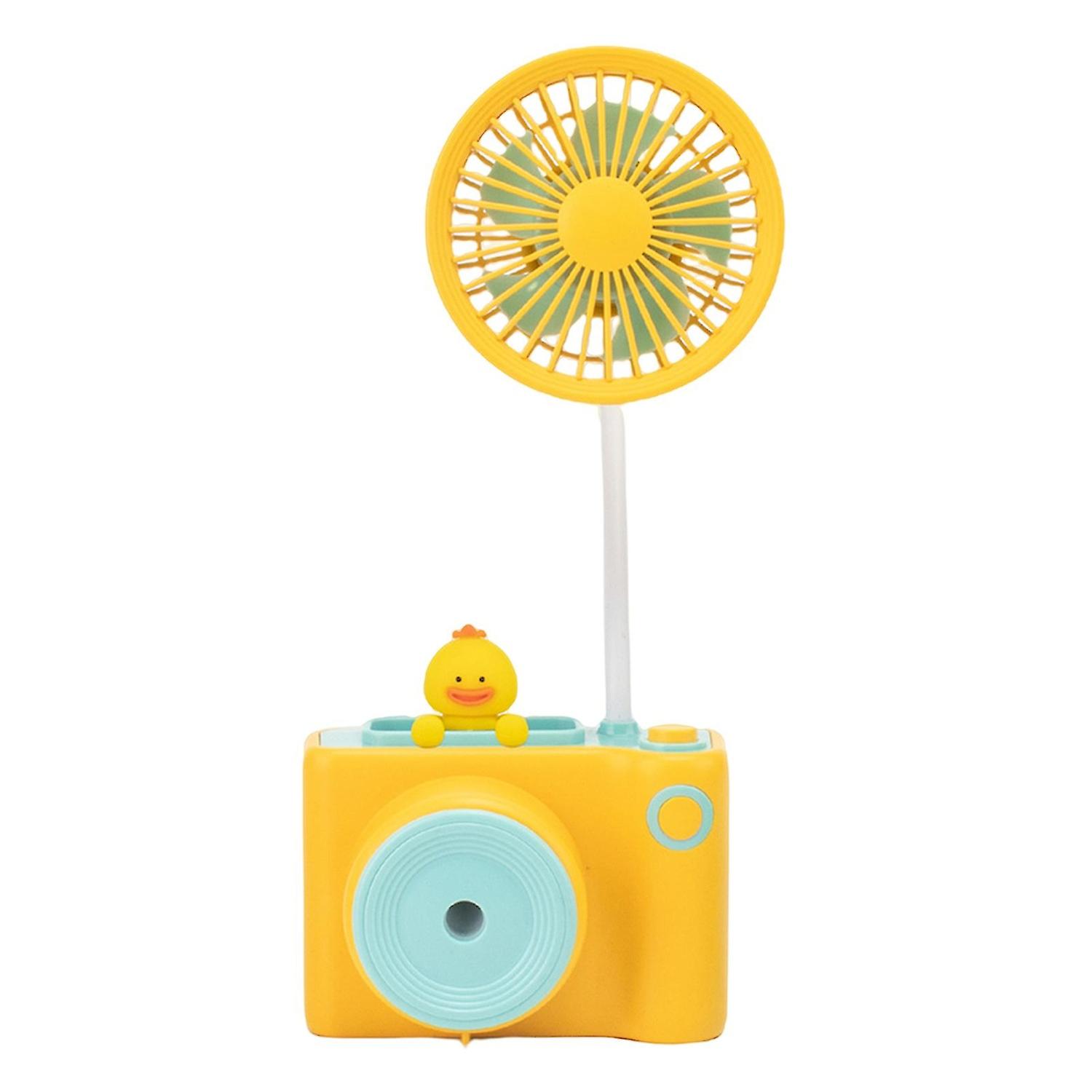 Multifunctional Small Fan Small Fan with Pencil Sharpener Portable Mini Fan