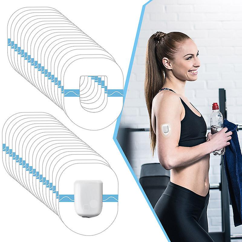 20 Pack Waterproof Adhesive Omnipod Patches Clear 10 Days Long Lastinghechuan 20 Pack Waterproof Adhesive Omnipod Patches Clear Nv7