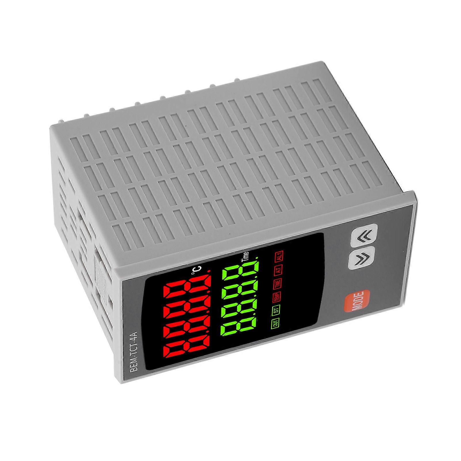 PID Temperature Controller 7-Segment LED Display 48x94mm 100-240VAC