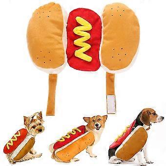Costume Halloween Pour Chien/cat - Ensemble 3 Pièces (body, Perruque, Couteau Mousse), Taille L (environ 50x45 Cm), En Polyester