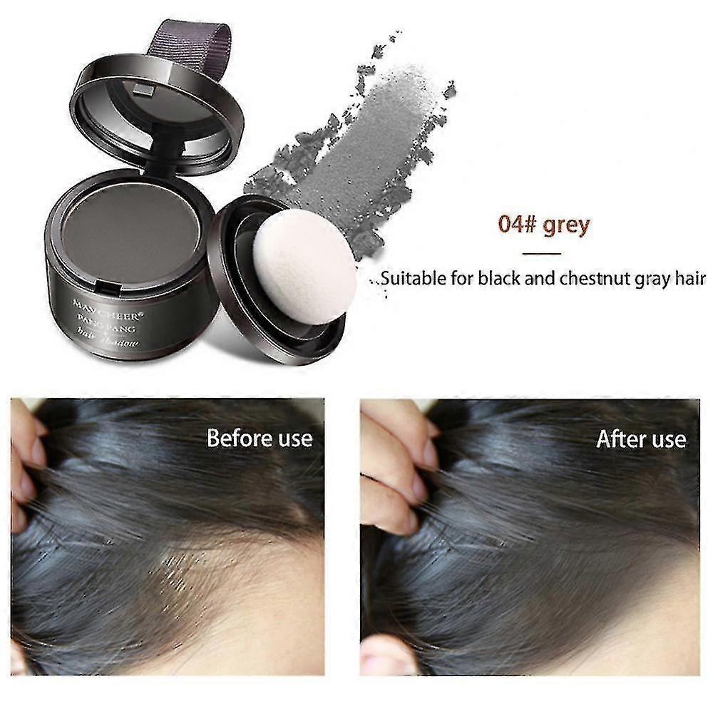 Maycheer Hairline Poudre 4g Hairline Shadow Powder Maquillage Correcteur de cheveux Couverture naturelle Unisexe Tw