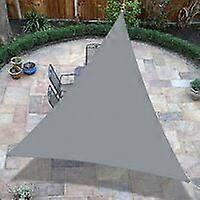 Triangular Shade Sail 3 x 3 x 3m Shade Sail UV Protection for Outdoor,Terrace,Garden - Grey