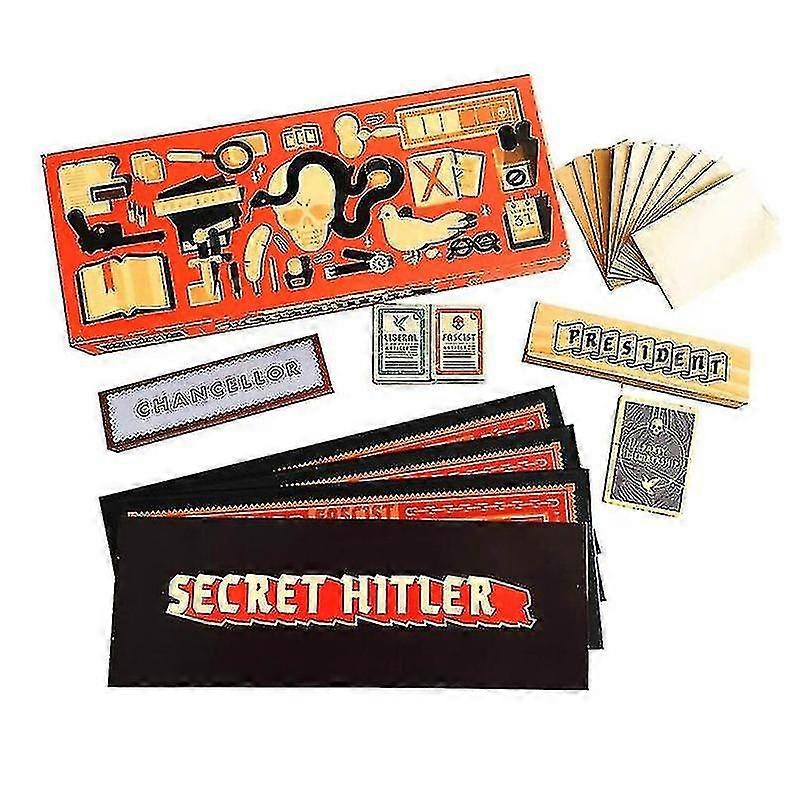 秘密のHitlerすべての英語のパズルのゲームカードの大人の党ゲーム2-8人の誕生日の休日の党ゲーム面白いパズルの遊ぶこと