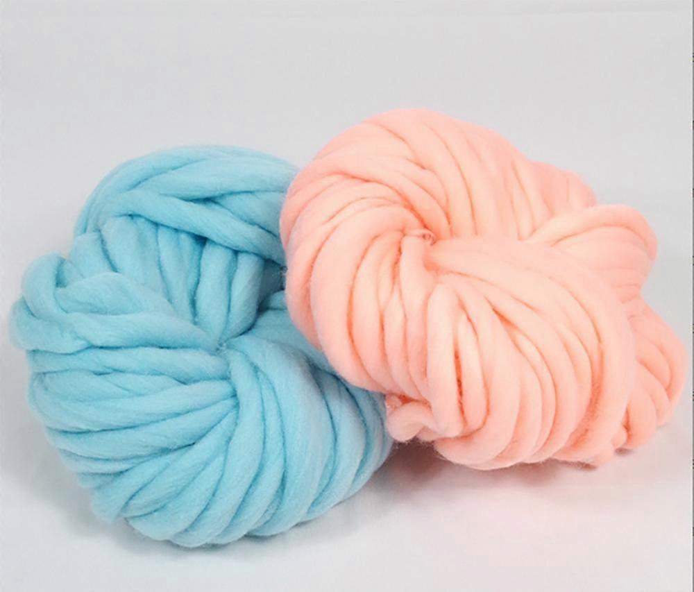 Knit Blanket Wool Knitting Thread Thick Yarn Ball Coarse Wool Arm Knitted
