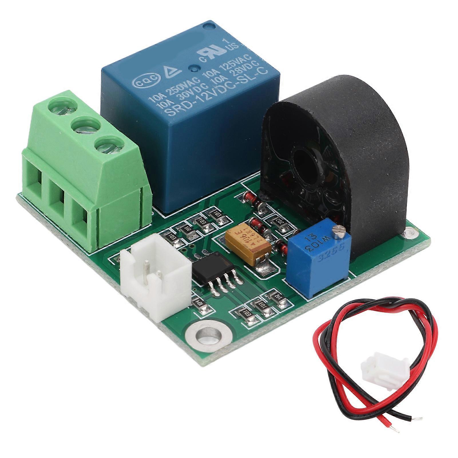 12V 0?5A AC Current Detection Sensor Module Switch Output for Motor Overcurrent Test Laboratory School Teaching