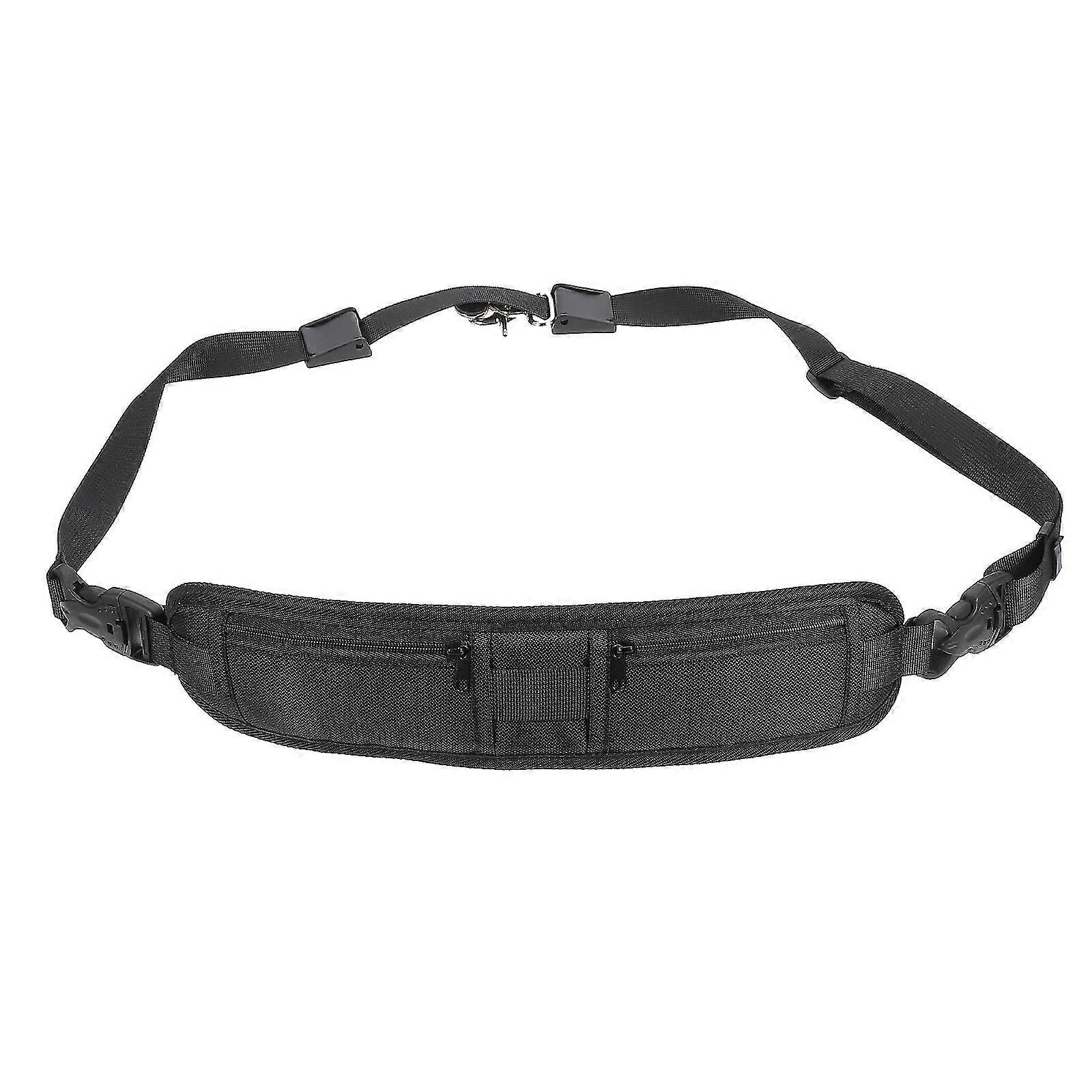 Adjustable Camera Strap Nylon Camera Shoulder Neck Strap Belt With Small Pockets