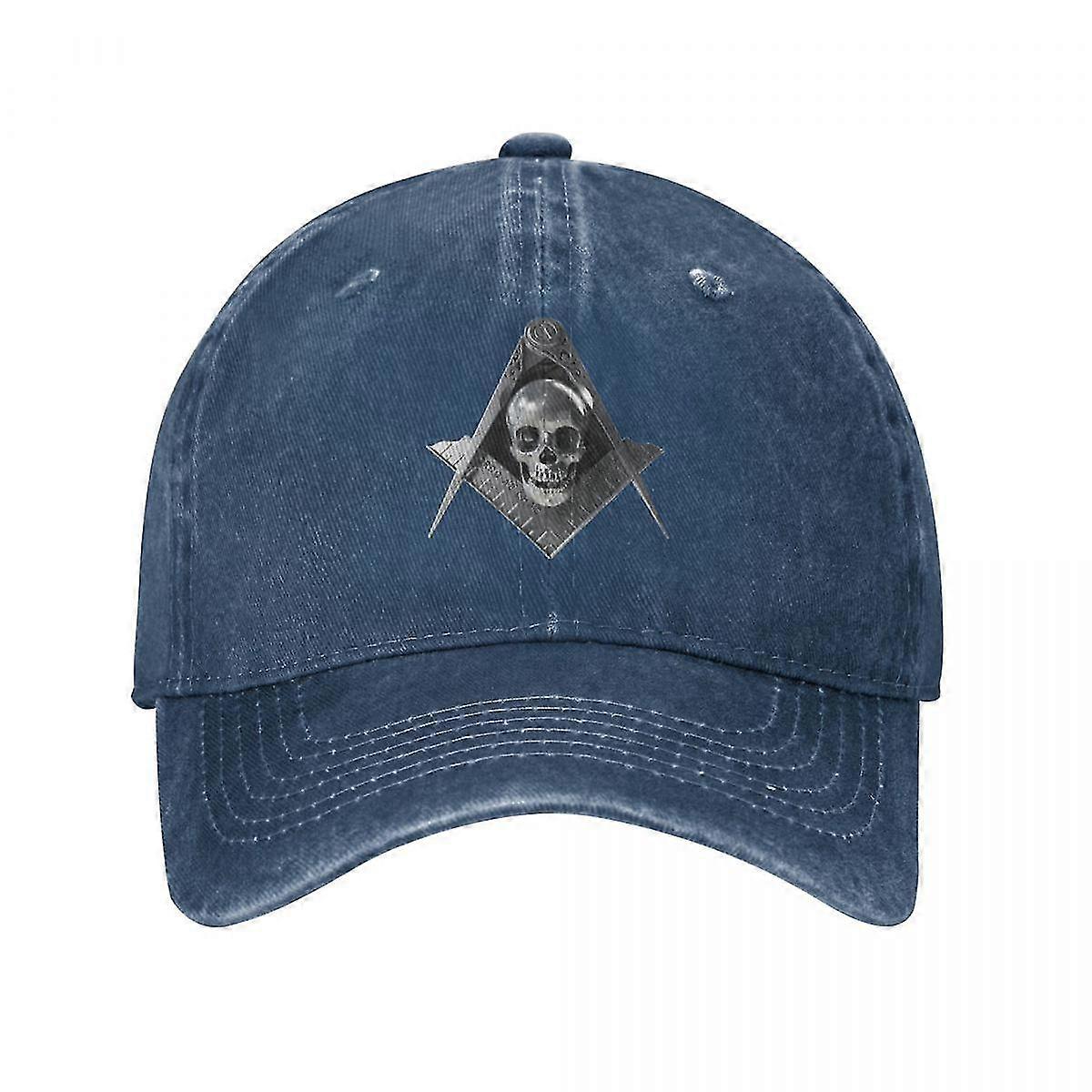 GYFDYM Ponytail Baseball Cap Adjustable Hats Freemason Skull Widows Son Masonic Spring