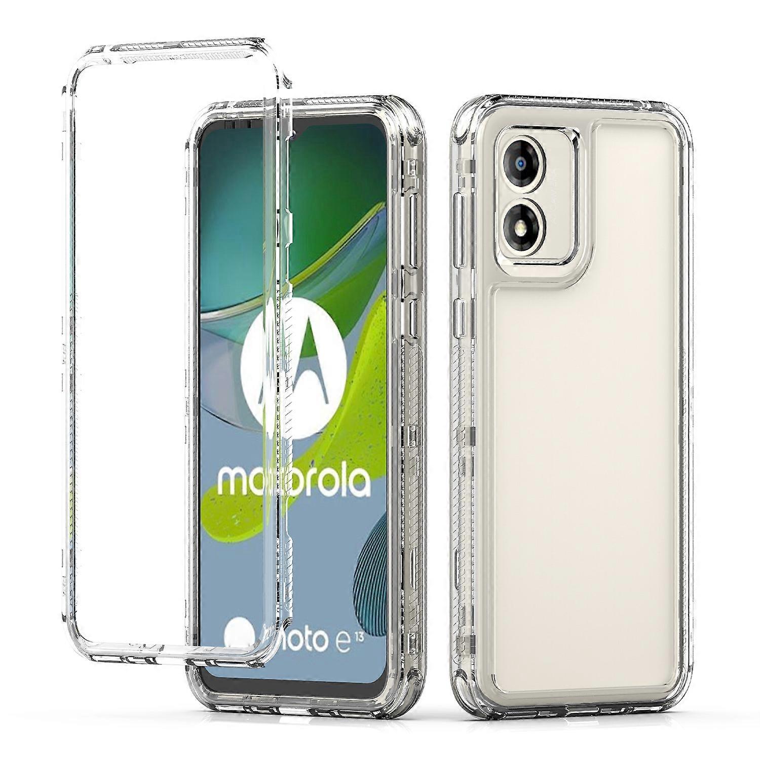 Acrylic Transparent Case For Motorola Moto E13