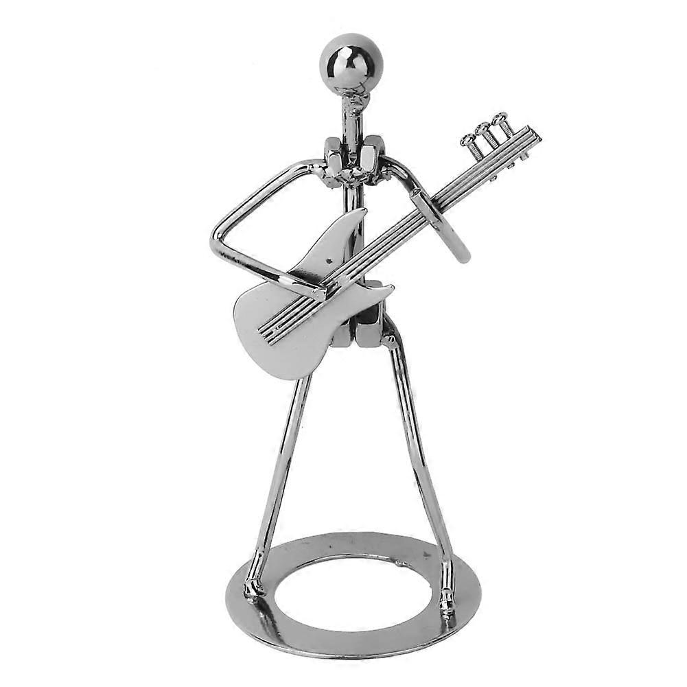 خمر الحديد الفن الرجل الأسود الرقم الغيتار المؤدي شريط المنزل عرض سطح المكتب زخرفة زخرفة