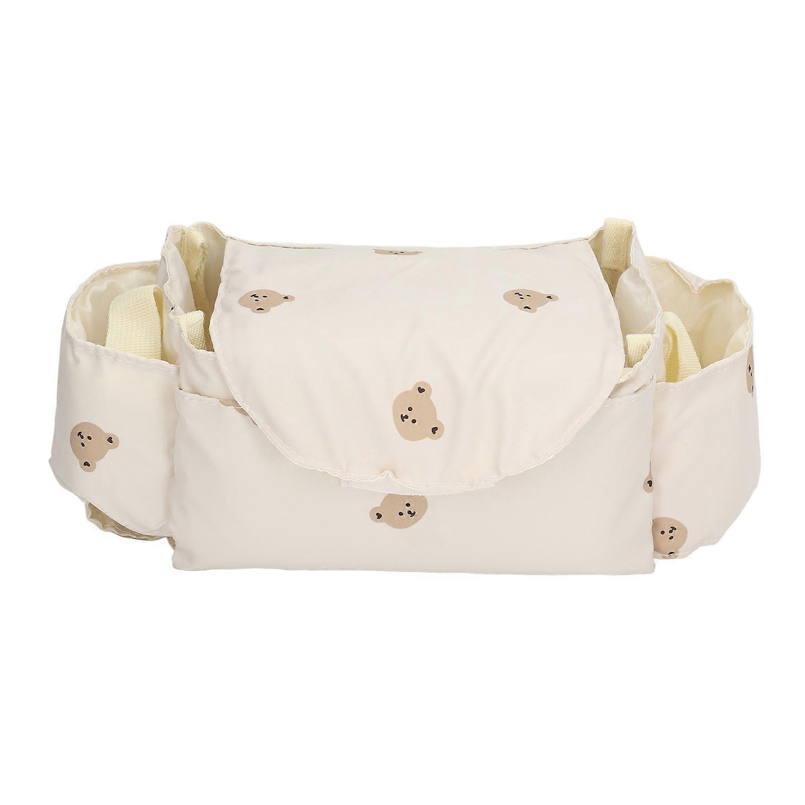 Baby Stroller Bag Stylish Portable Multipurpose Large Capacity Multiple Compartments Infant Stroller Travel Bag