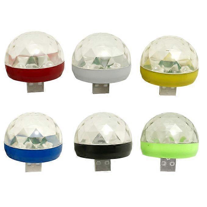 Mini Disco Light Rotating USB Magic Ball Light RBG LED Lamp