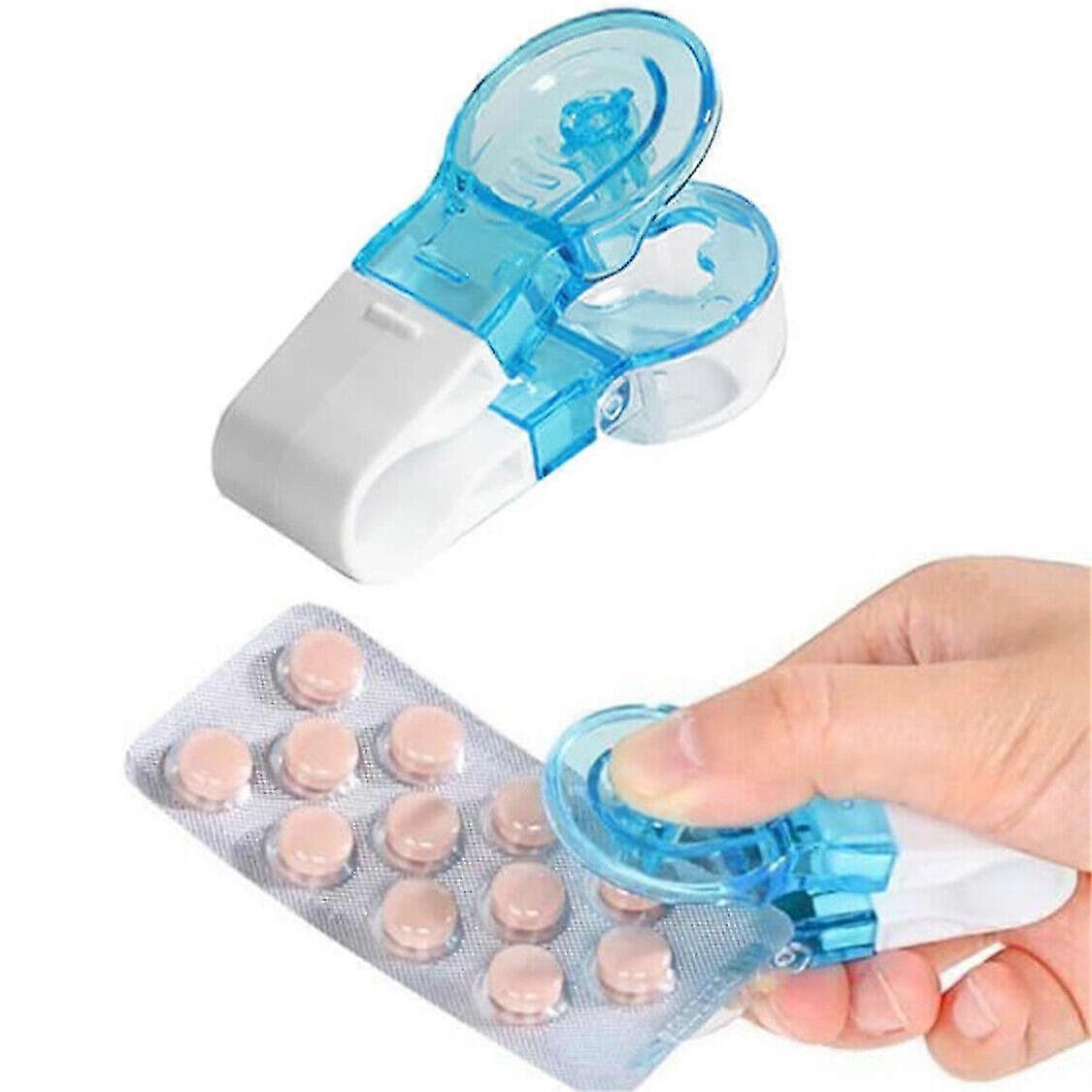 1-5pcs Portable Pill Taker Remover Blister Pack Opener