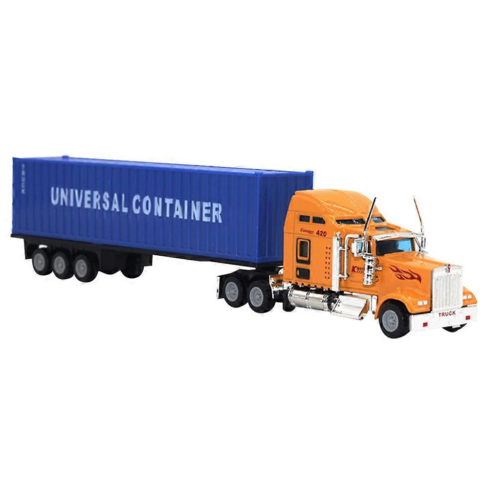 شاحنة حاوية نموذج شاحنة لعبة الأولاد شاحنة نموذج نابض بالحياة شاحنة حاوية نموذج لعبة