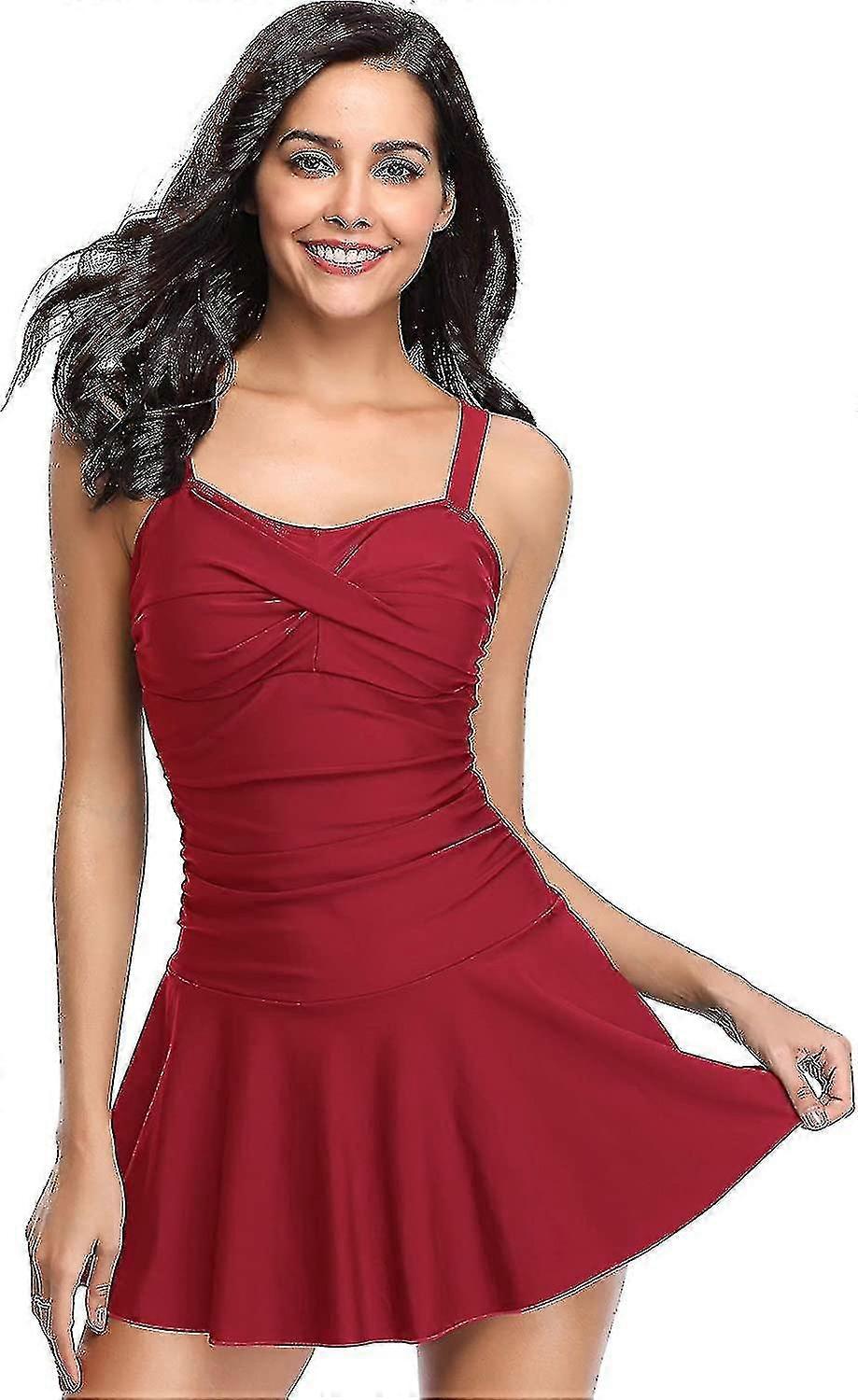 Maillot de bain Maillot de bain pour femmes sur jupe froncée Maillot de bain