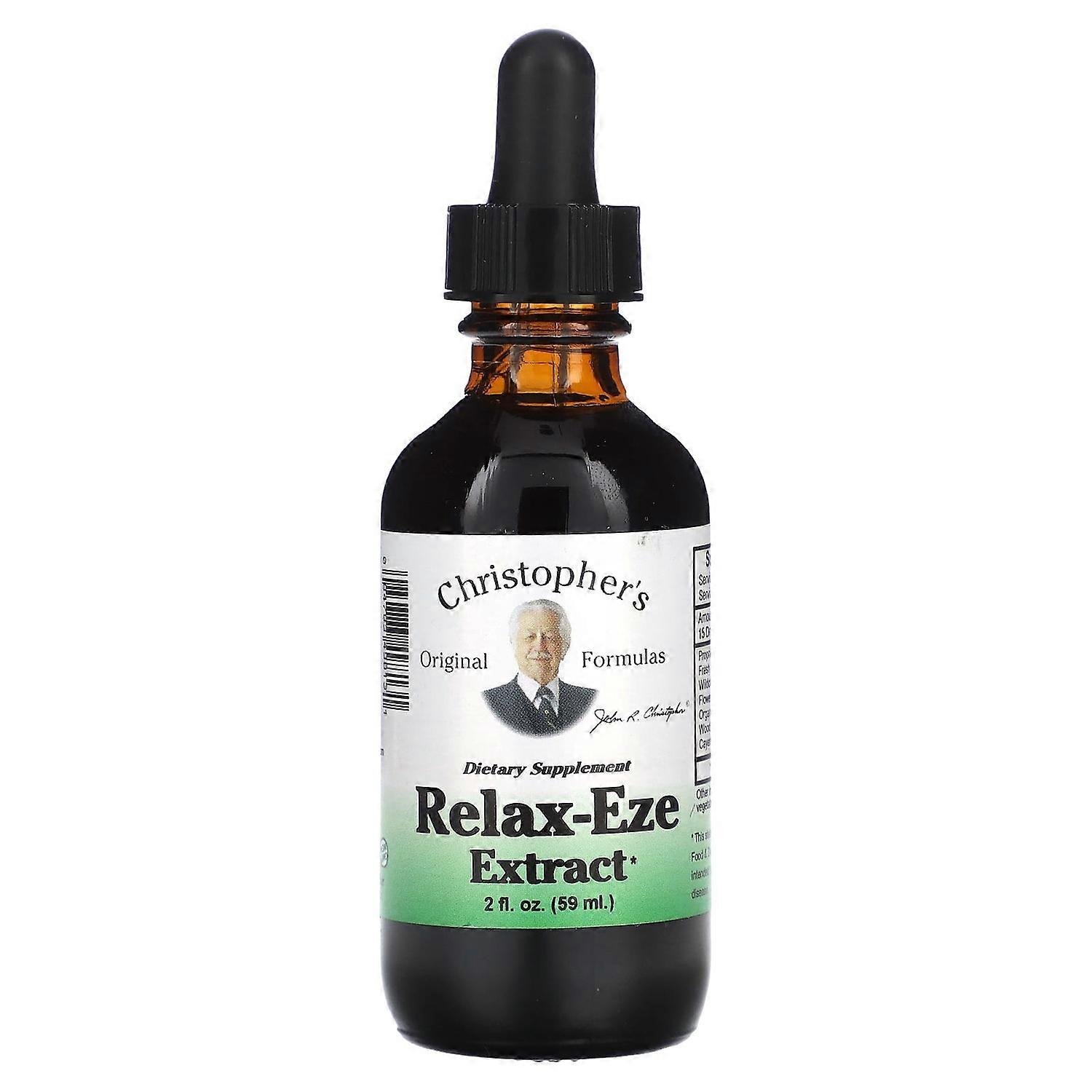 Christopher's Original Formulas, Relax-Eze Extract, 2 fl oz (59 ml)