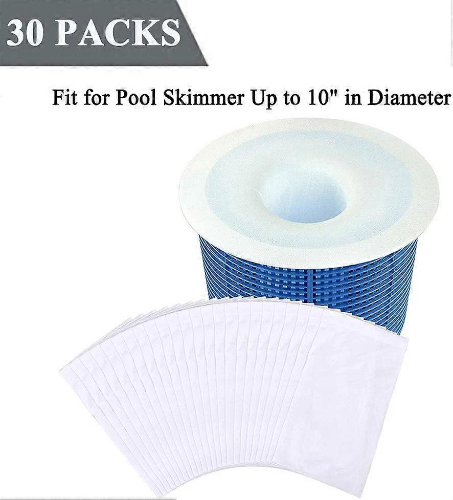 LINJOU 30 Pack Pool Skimmer Socks, Perfect Pool and Spa Savers Pack for Filters, Baskets and Skimmers