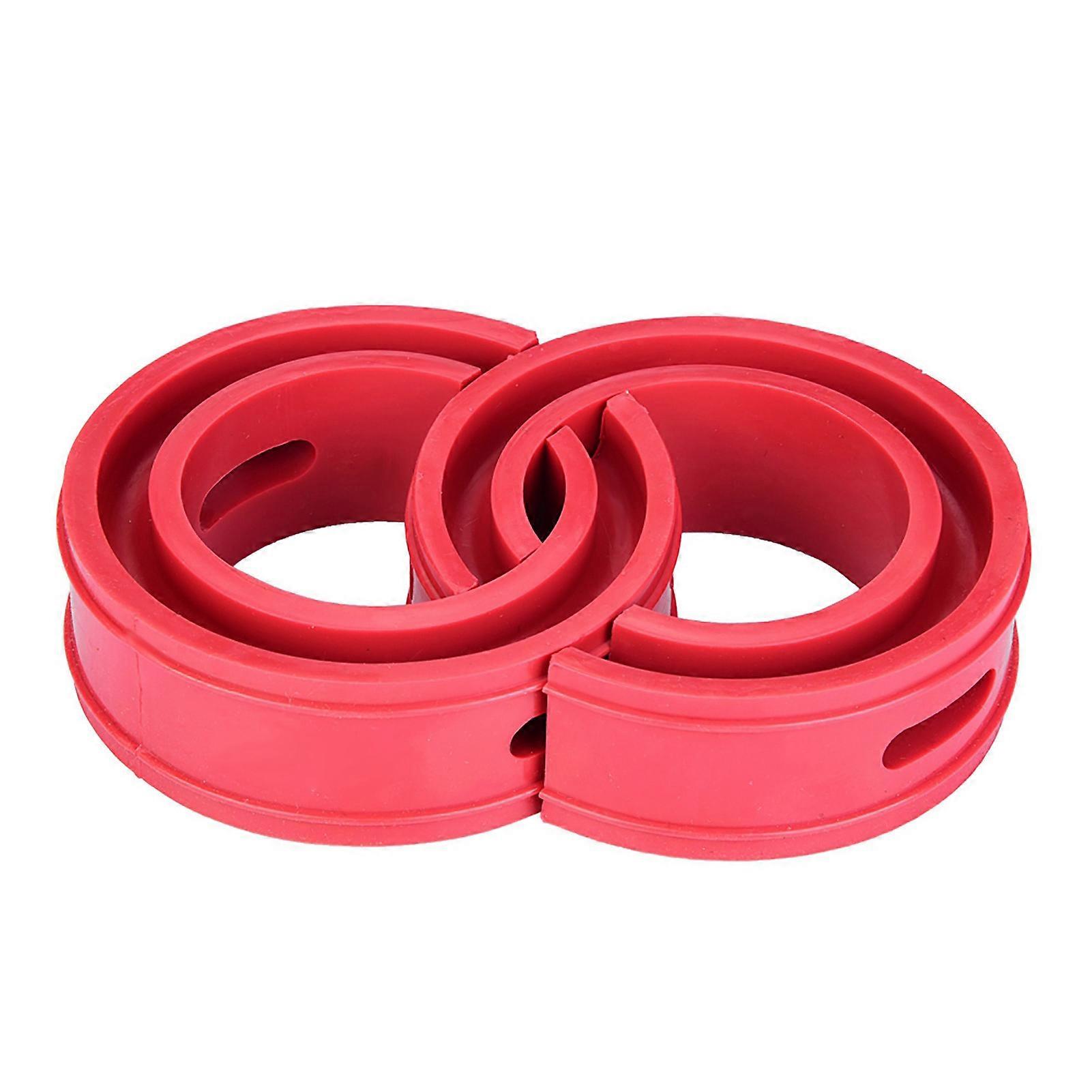 2pc Red Car Shock Absorber Buffer Spring Bumper Cushion Type E