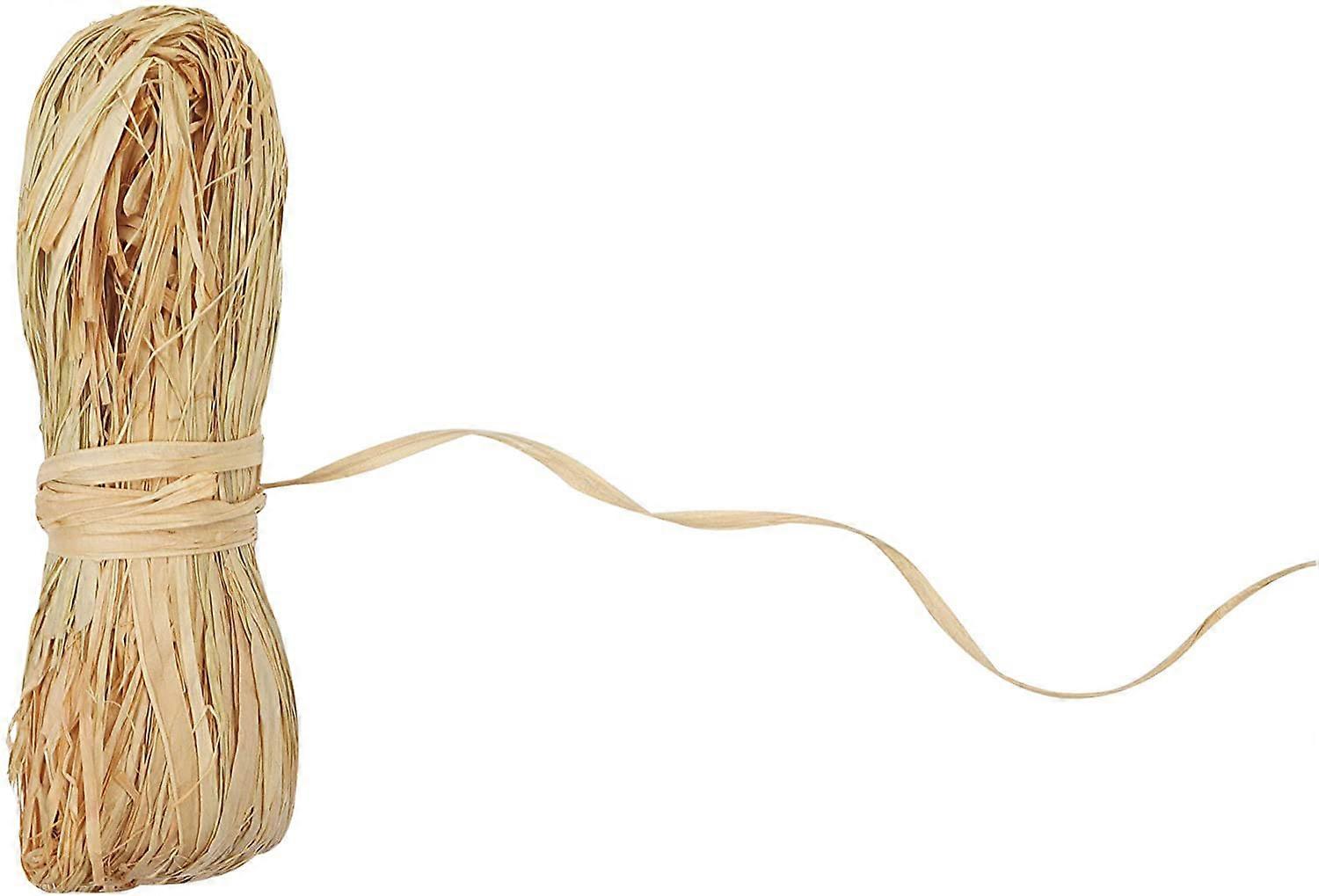 Raffia Ribbon, Natural Decorative Cord, Tying Raffia (Pack of 6) - 50g ...