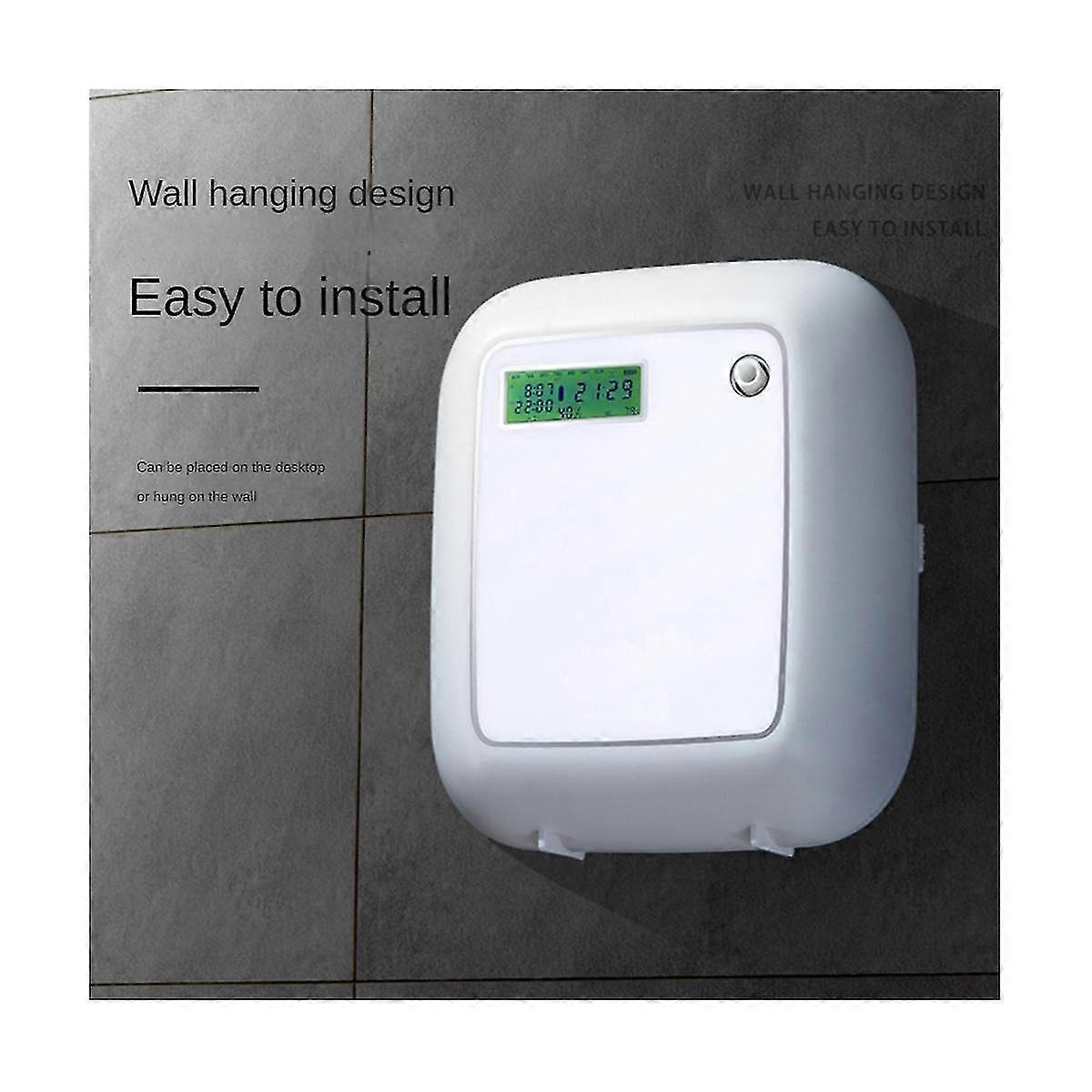 500m Smart Machine With Remote Control Timer Function 200ml Essential Oil Diffuser Eu Plug Black