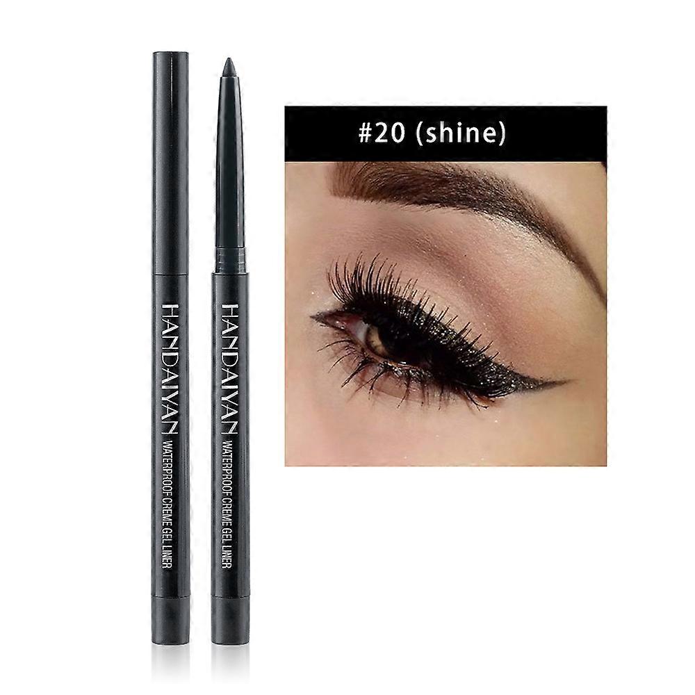 Eyeliner Gel Pen Pearlescent Matte Smudge-Proof Eyeliner Gel Pencil Long Lasting
