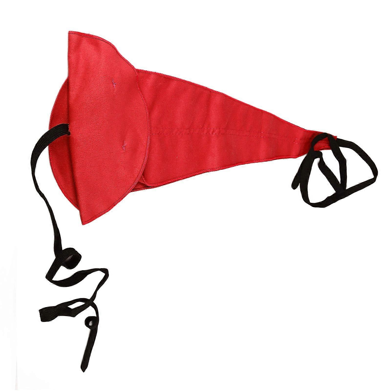 Clarinet Swab Cloth Saxophone Inside Tube Suede Cleaning Strip for Wind Instrument Maintenance Care Red
