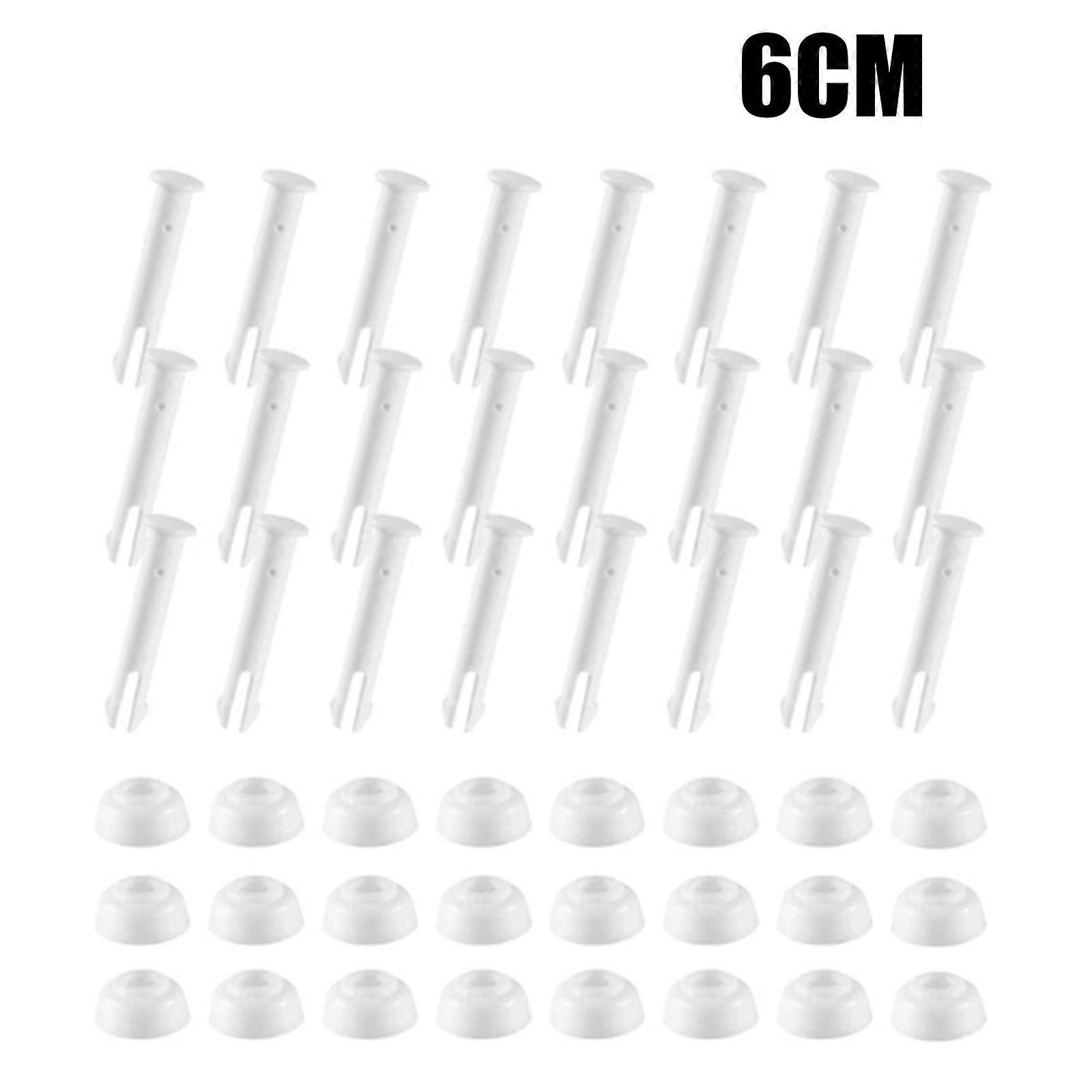 Swimming Pool Accessories Bolt Plug Cap Nail Plastic Pool Joint Pin 24pcs Ground Rectangular Round Frame