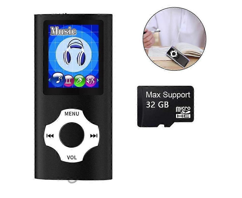 Mp3 Player,Music Player with a 32 GB Memory Card Digital Music Player