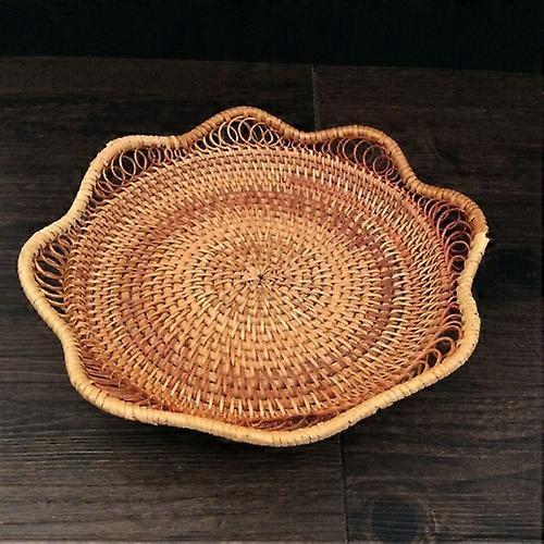 GP3 Braided Sweet Vegetable Fruit Snack Storage Tray Basket