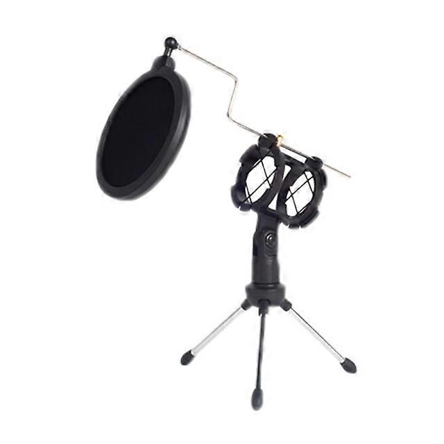 Microfoon Statief Mic Shock Mount Stand Desktop Beugel Houder met Filter