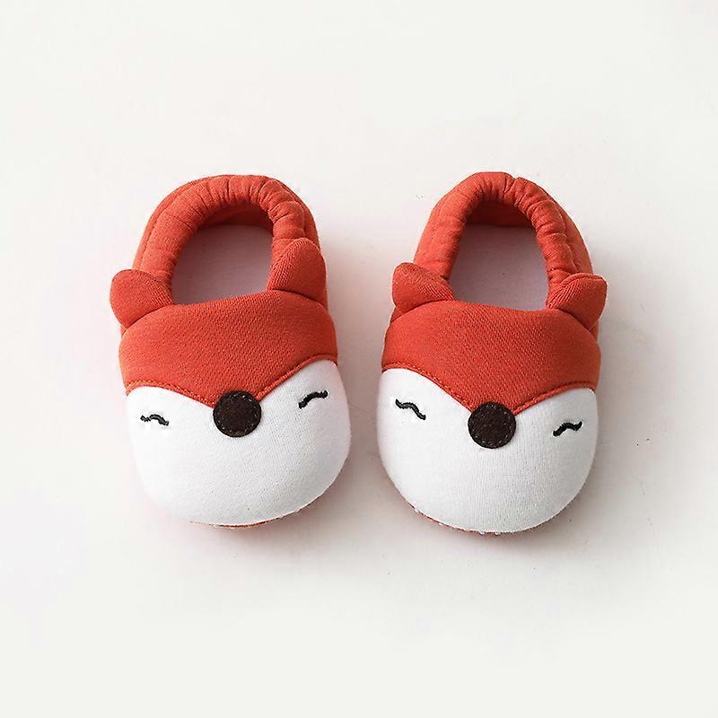 Baby's First Walk Toddlers Shoes Cartoon Design Winter Anti-slip Shoes