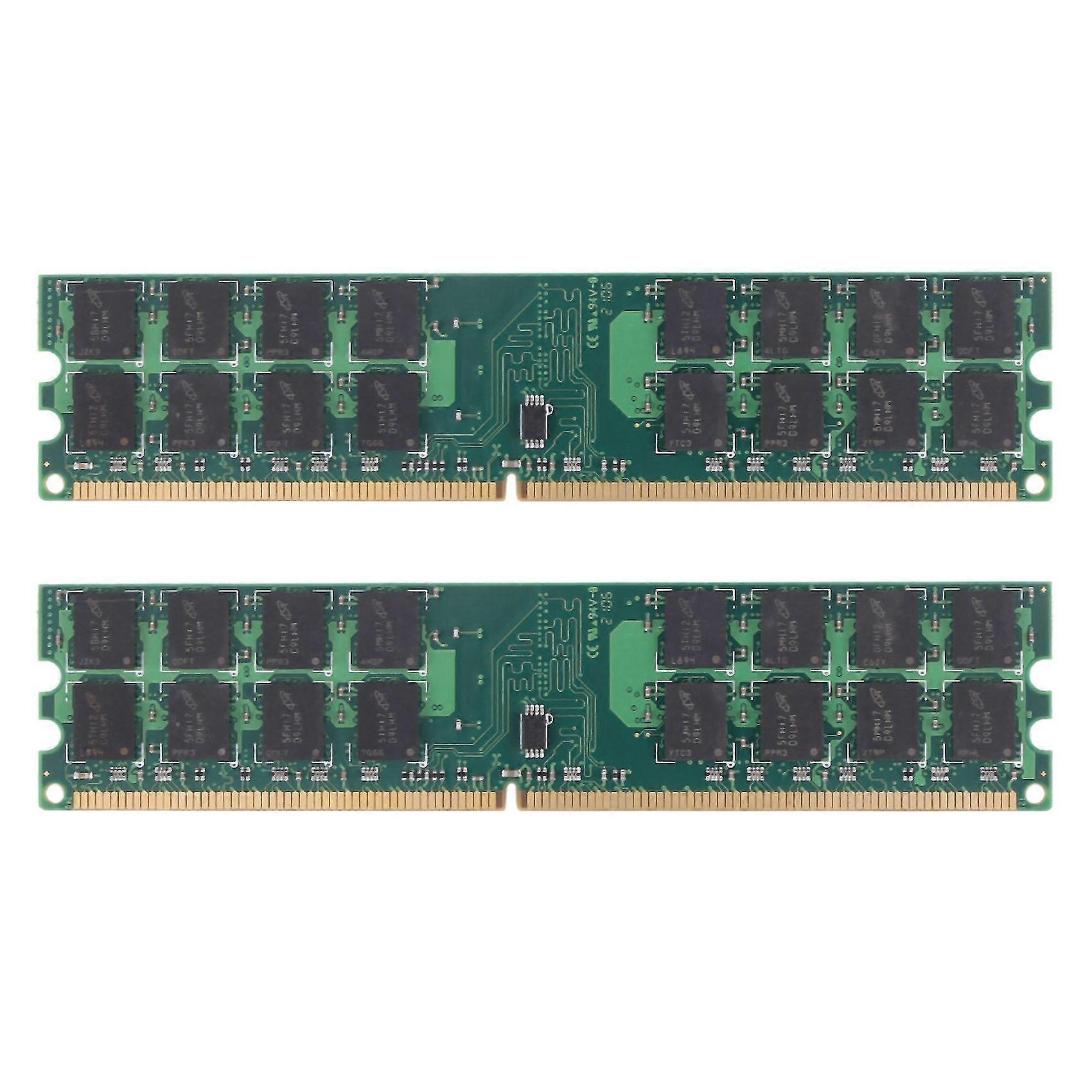 2x Ram Ddr2 4gb 800mhz Pc2-6400 Memory For Desktop Memory Ram 240 Pins For Amd System High Compatib