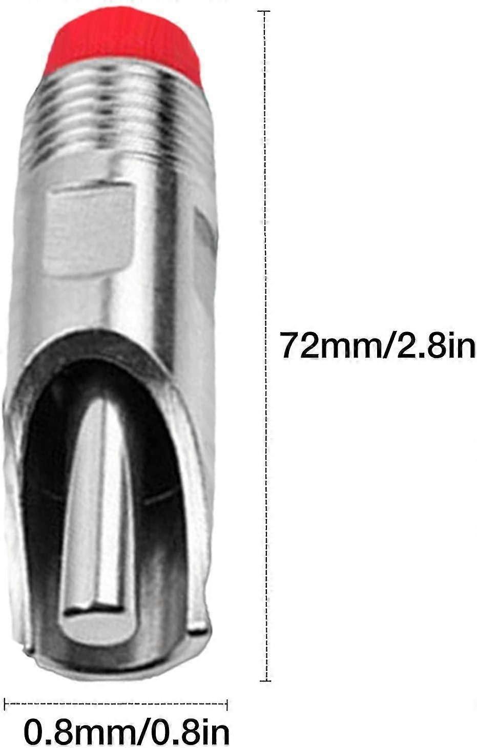 Valve à Drink For Pig - Valve & Agrave; Stainless Steel Drinker For Pigs, Pig Drinking Water Drinker Nipple Valve Silver Red Dog Piglets