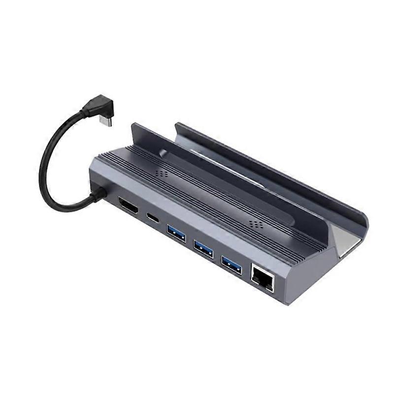 For Steam Deck Console Docking Station TV Base Stand 6 in 1 Hub Holder Dock