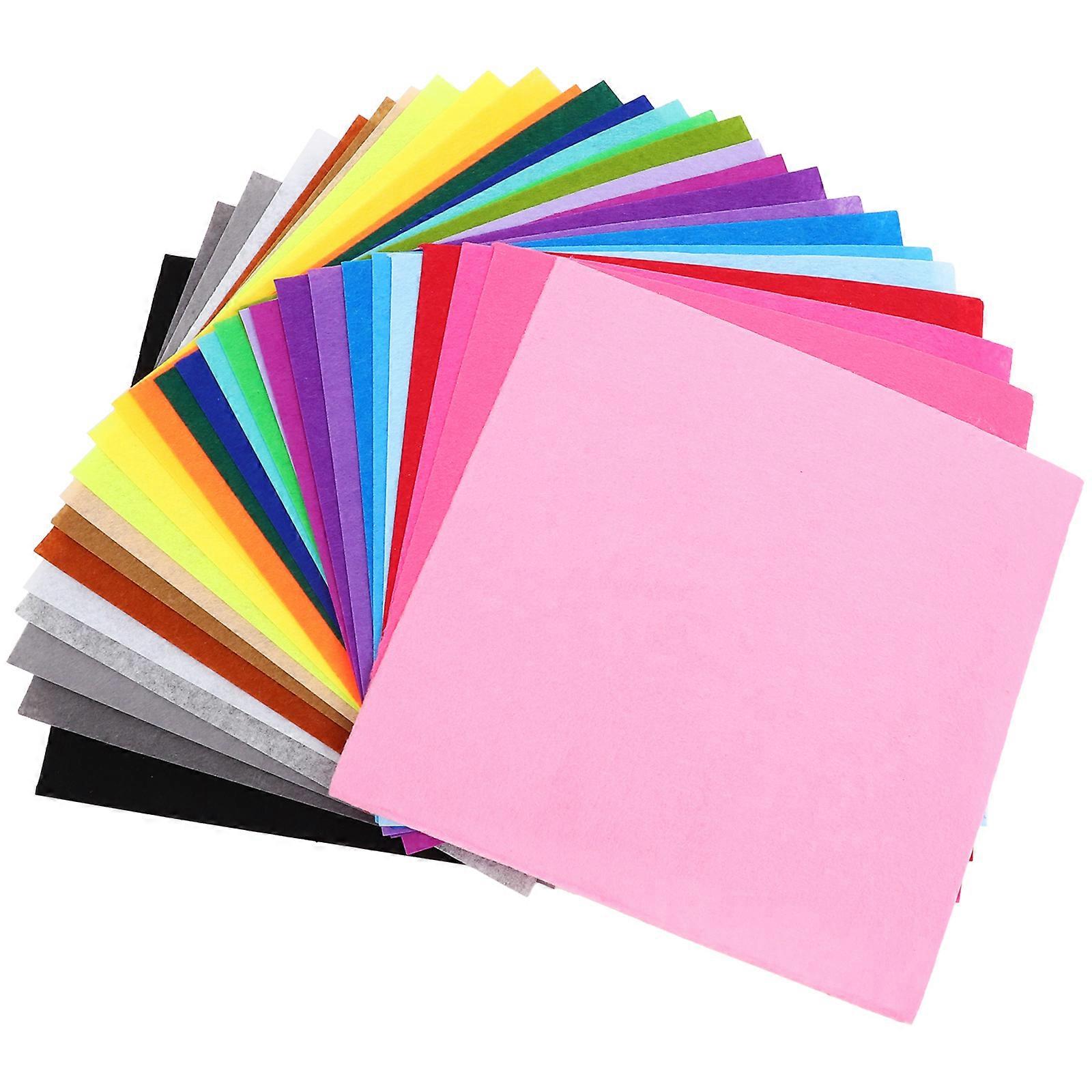 28pcs 30*30cm Multicolour Nonwoven Fabric Children DIY Handmade Craft Material 28-color)