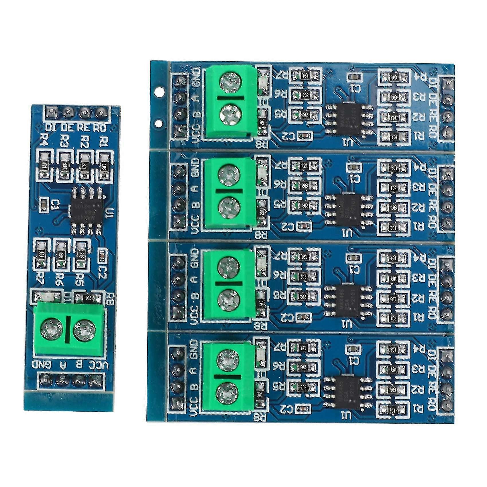 Carte de conversion 5 modules MAX485/module RS485/module TTL vers module -485 pour 5 V