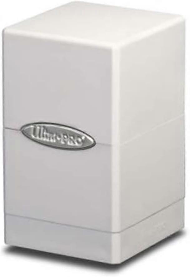 Ultra Pro Deckbox Satin Tower C6 Card Game - White