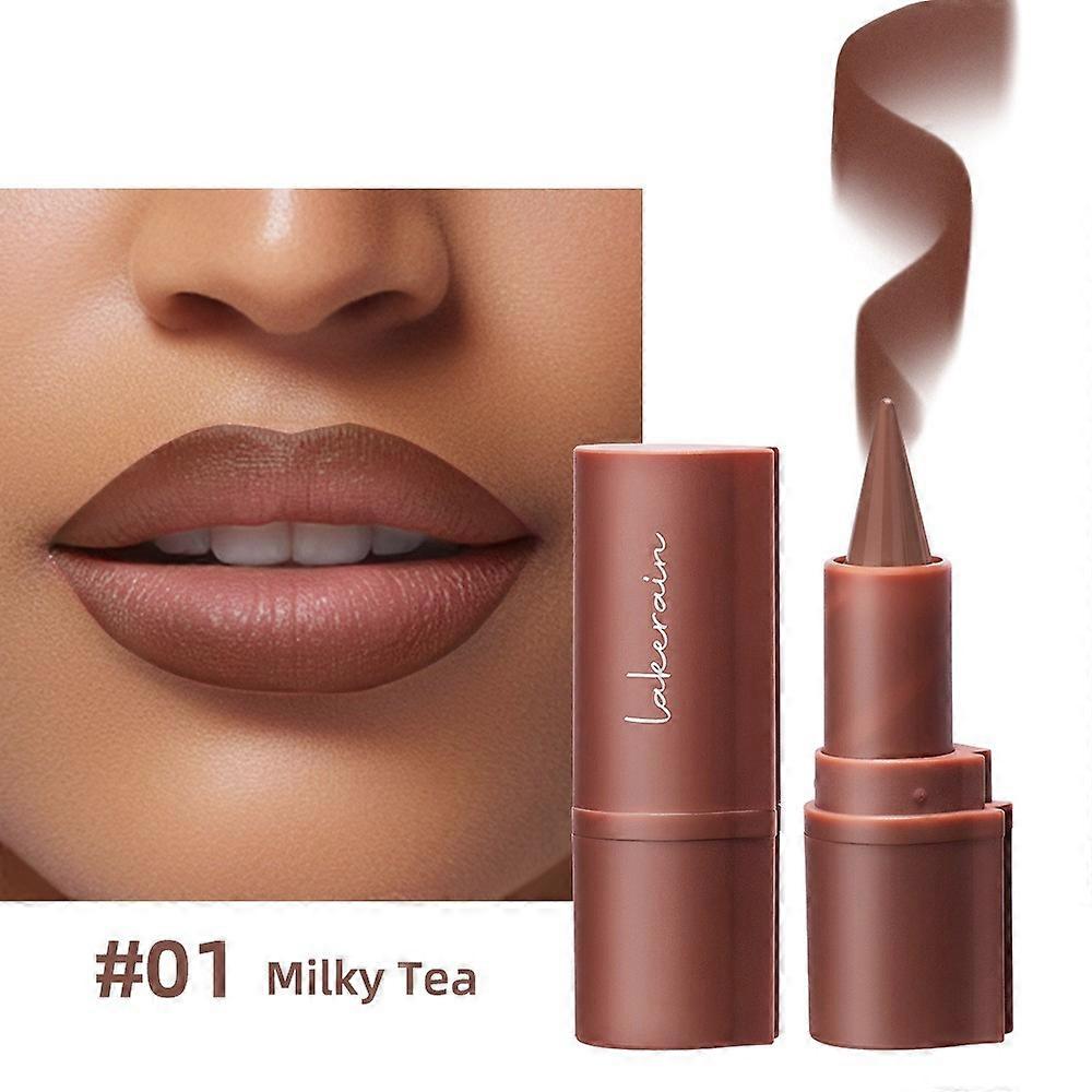 2-in-1 Gradient Lip Liner & Lipstick Lip Combo - Velvety Matte Nude Lipliner Lipstick Ombre Effect, Long-Lasting, High-Pigment & Smudge-Proof Lip Make
