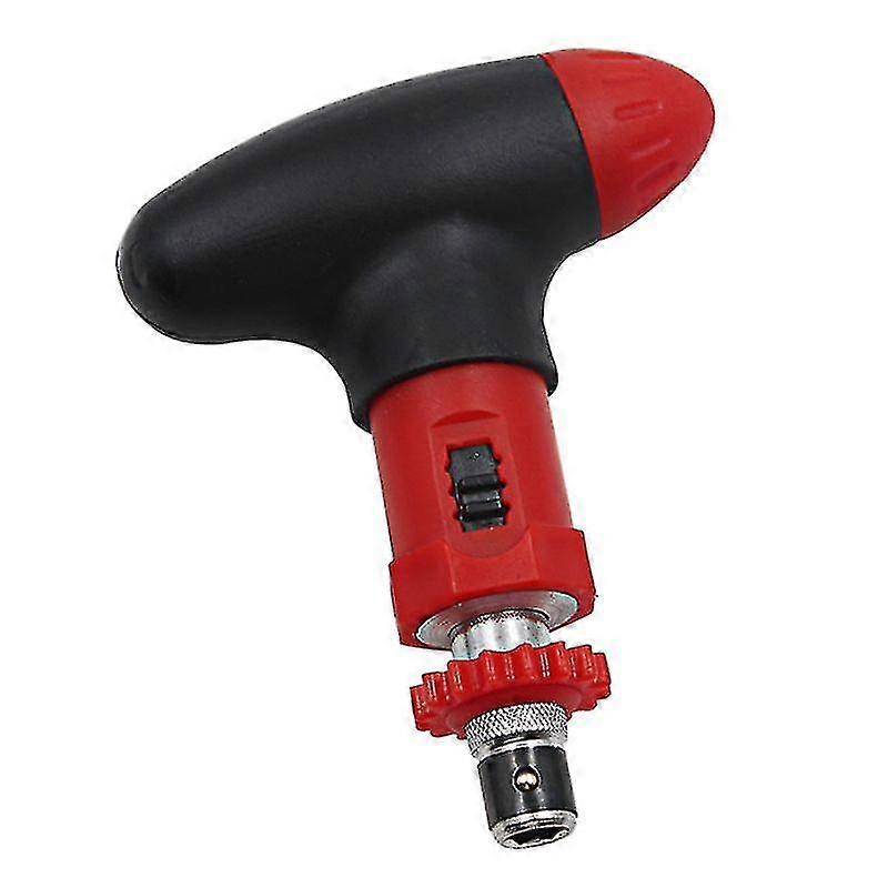 Manual T Type Ratchet Screwdriver Quick Bolt Driver Batch 6.35 Mm Rotate Forward Reverse