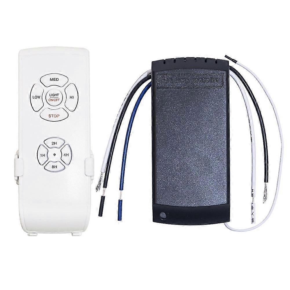Universal-Deckenventilator-Lampe-Fernbedienungs-Kit Ac 220V Timing-Einstellschalter Einstellen der Windgeschwindigkeit Tran y