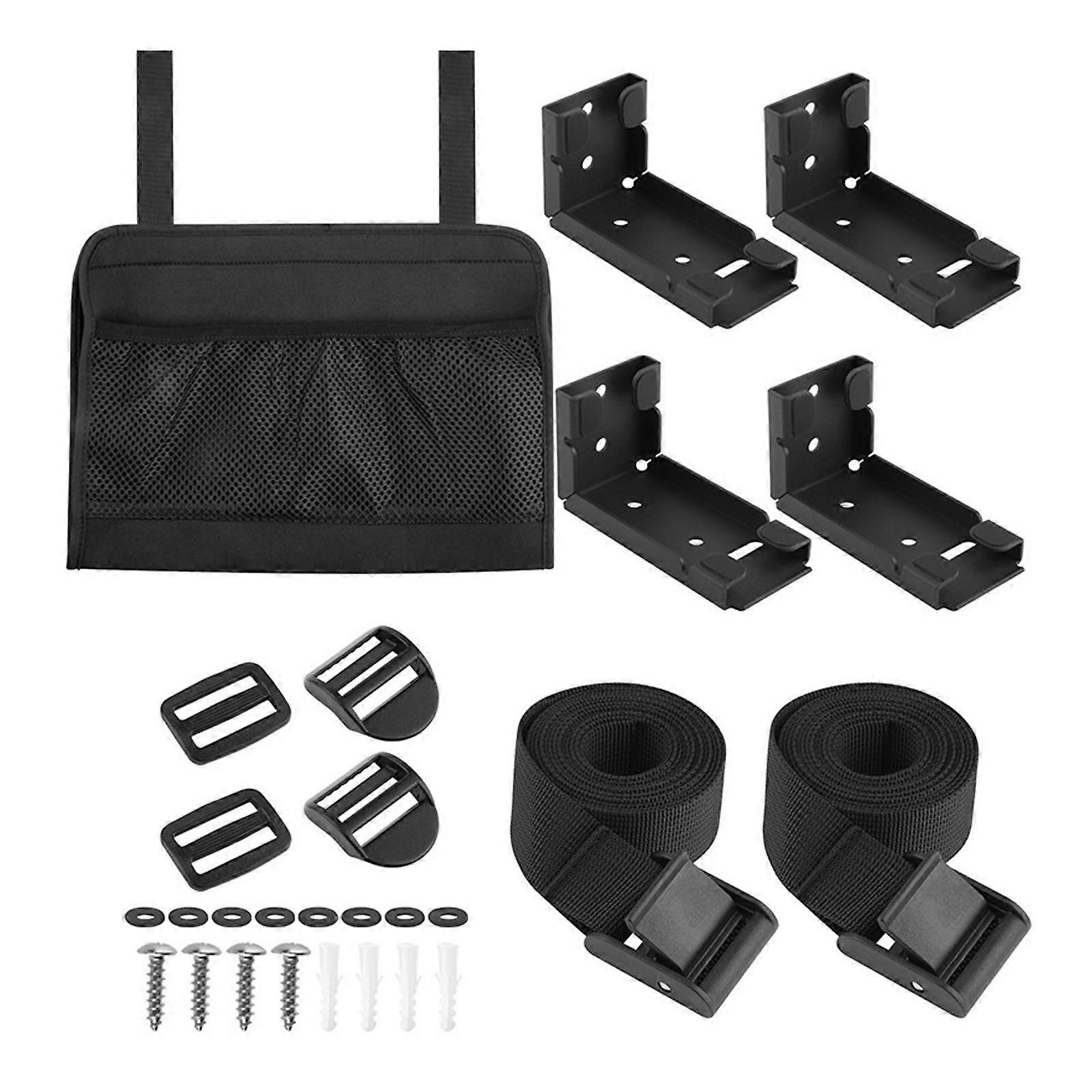 Computer Tower Wall Mount Stand Kit Sturdy Universal Accessory Steel Bracket