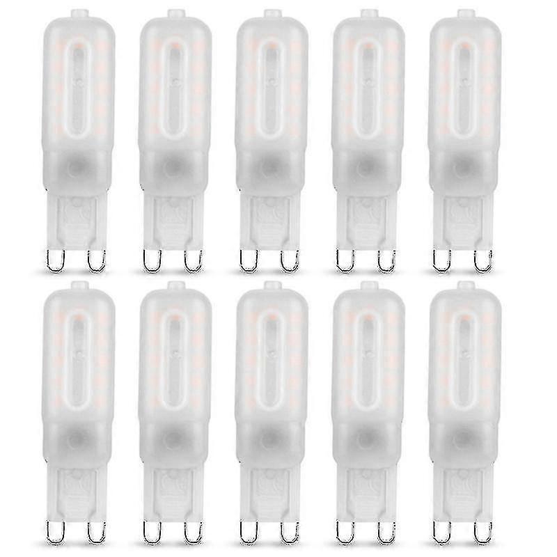 10pcs G9 Led Lampe 5w Blanc Froid 6000k 220v Remplace les lampes halogènes non dimmables
