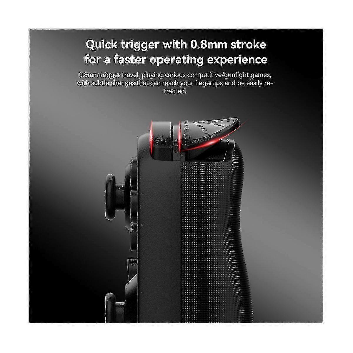 Wireless Game Controller Gamepad Bluetooth Connected Joystick 6-axis Vibration For Android//switch D