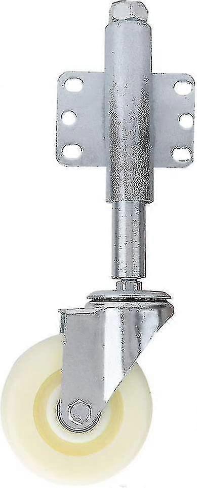 4" Spring Loaded Gate Wheel, Heavy Duty 440lbs Load Capacity Gate Wheel Spring Loaded Swivel Caster1pcs)