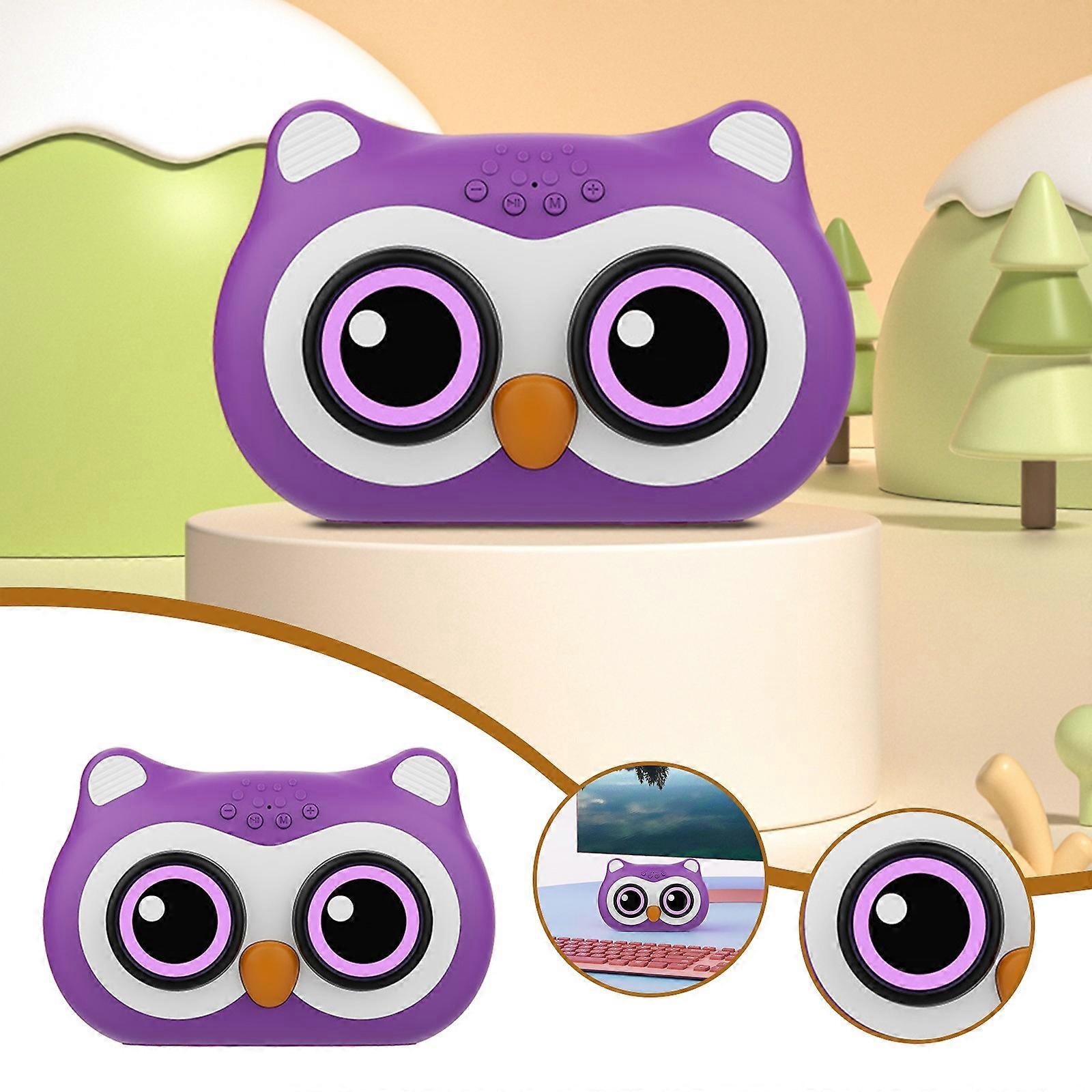 Bluetooth 5.0 New Cartoons Owl Bluetooth Speaker Cute Mini Desktop Computer Bluetooth Sound Gift