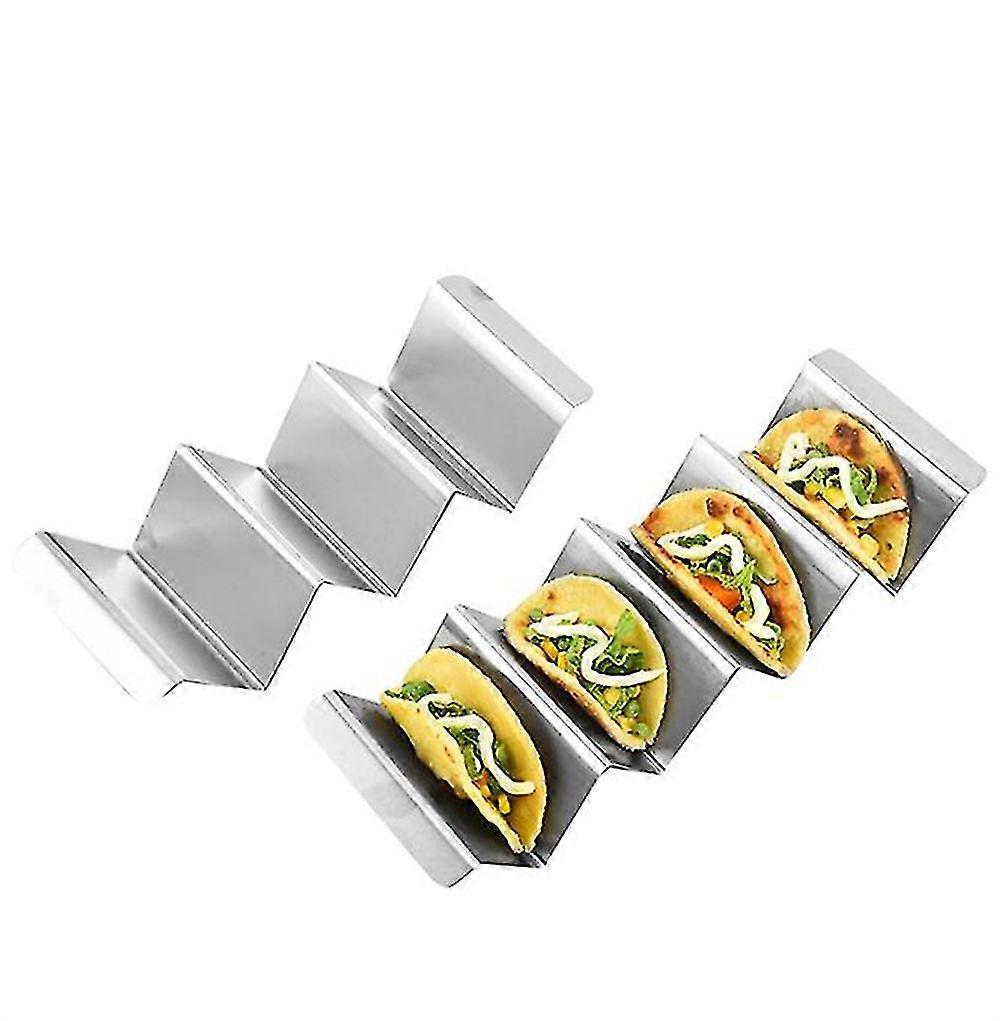 Support à tacos en acier inoxydable, compatible avec le gril