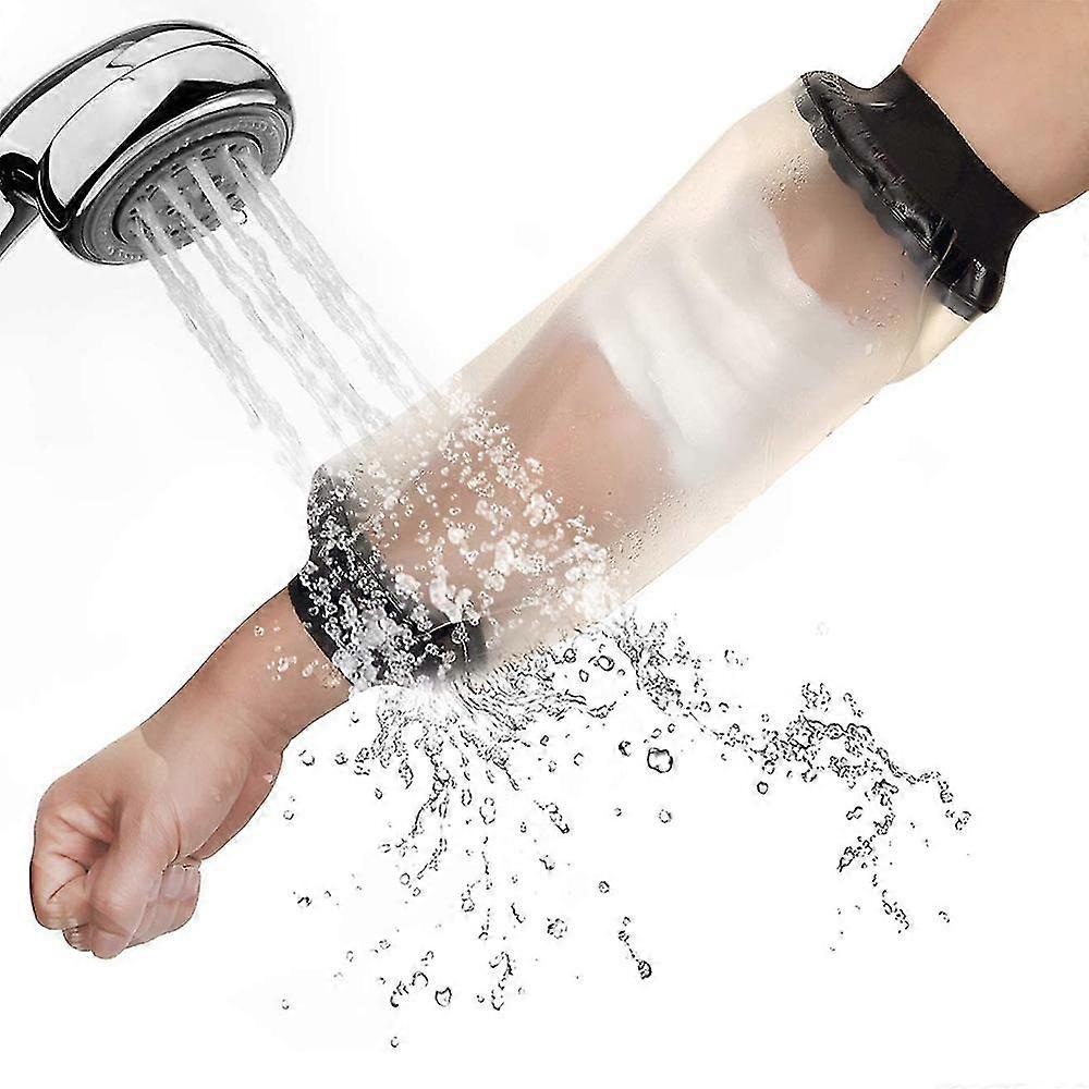 1 st duschskydd | Återanvändbar linhylsa | Vattentätt gjutskydd för armbåge | Linskydd för överarmssår, bandageskydd