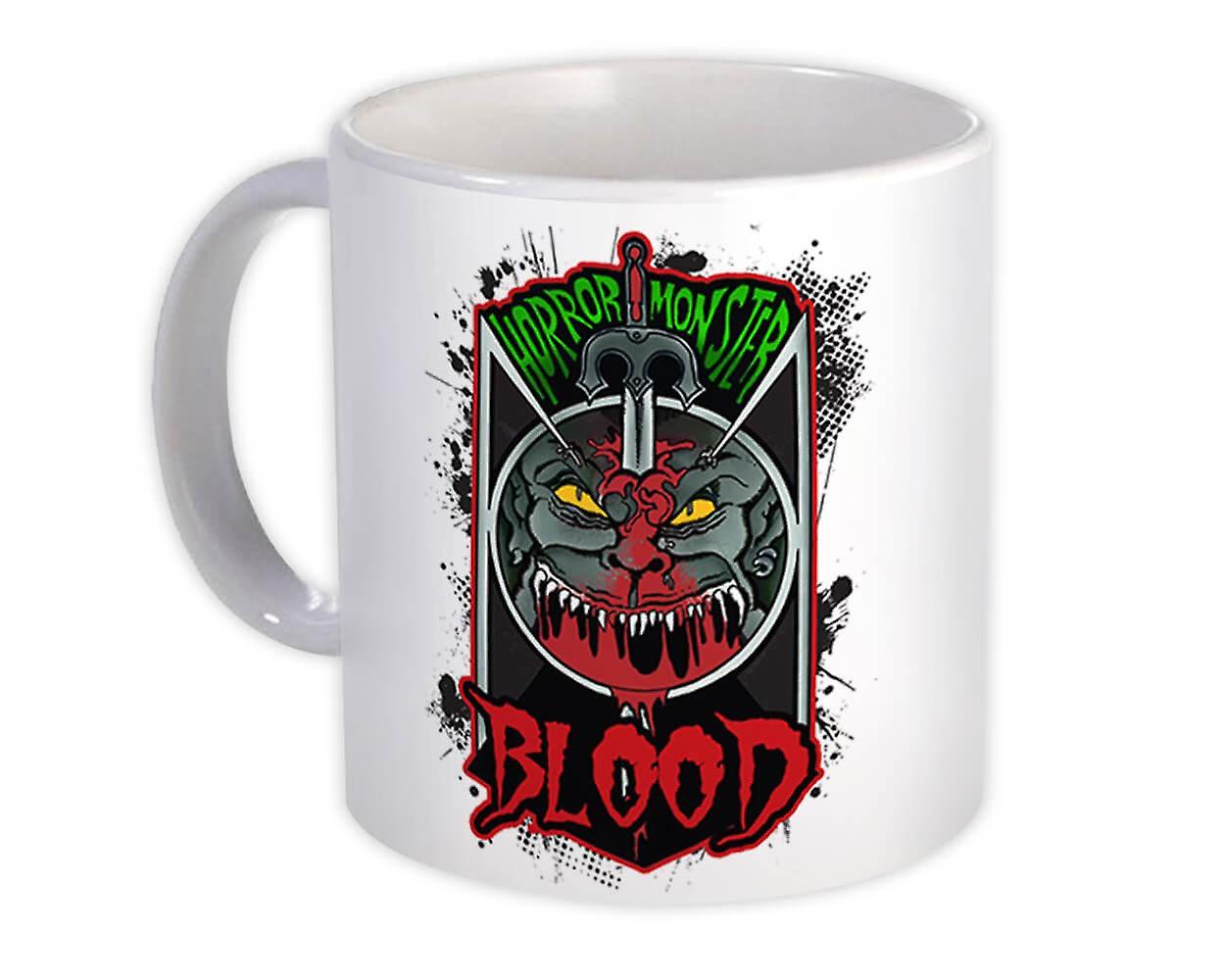 Presentmugg: Skräckmonster Blodzombie